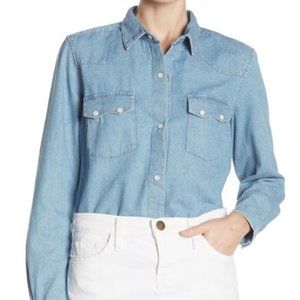 French Connection Avery Denim Western Shirt